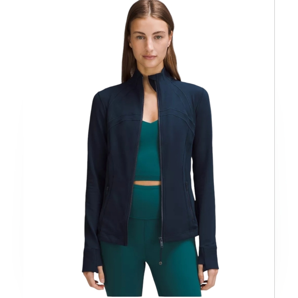Lululemon Navy Jacket Size 10 measures 19" across 25" Shoulder to hem